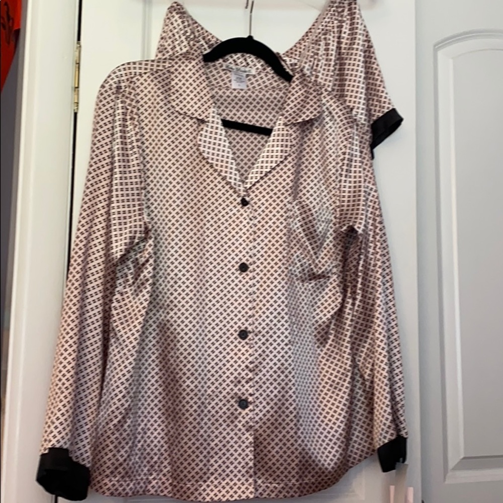 Silky pajamas - two piece set